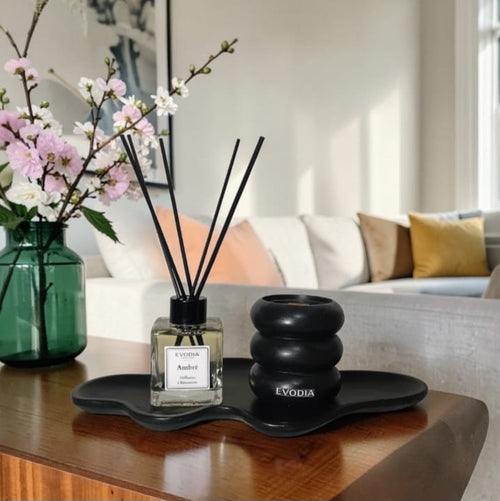 1 Diffuseur à Batônnets + 1 Bougie Courbes