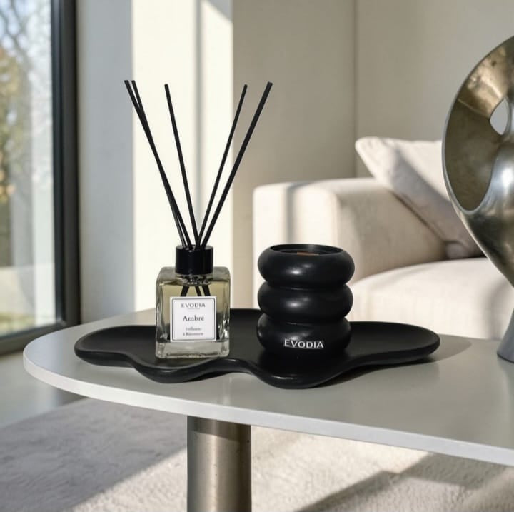 1 Diffuseur à Batônnets + 1 Bougie Courbes